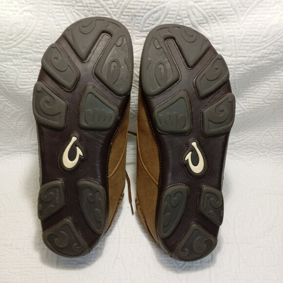 Olukai Hamakuapoko Mens Leather Lace-Up Shoes US 9.5 EU 42.5 Casual & Durable - Picture 8 of 10